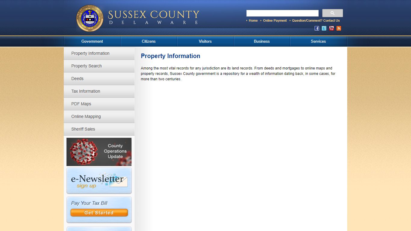 Property Information | Sussex County